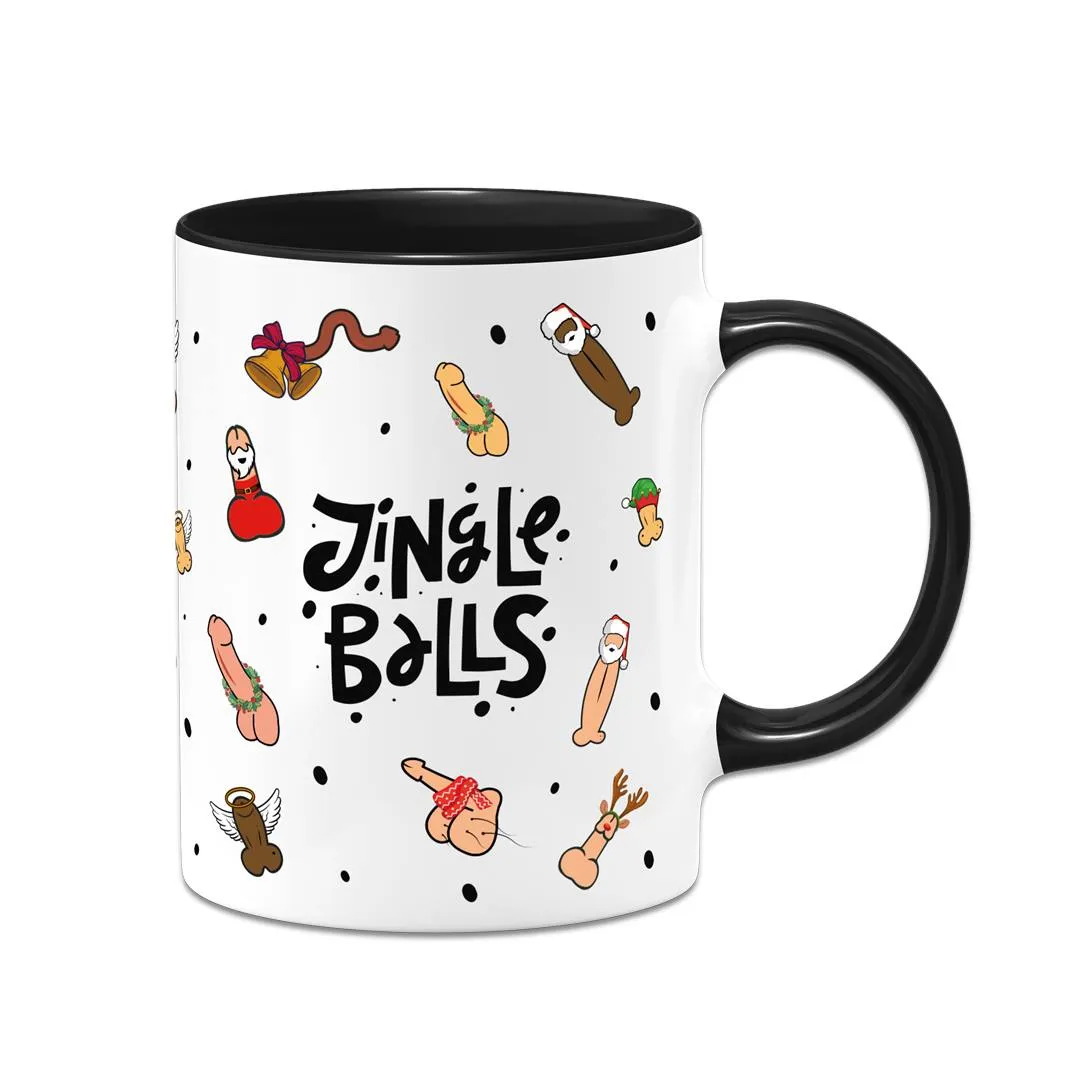 Tasse - Jingle Balls (Pimmel-Rundumdruck)