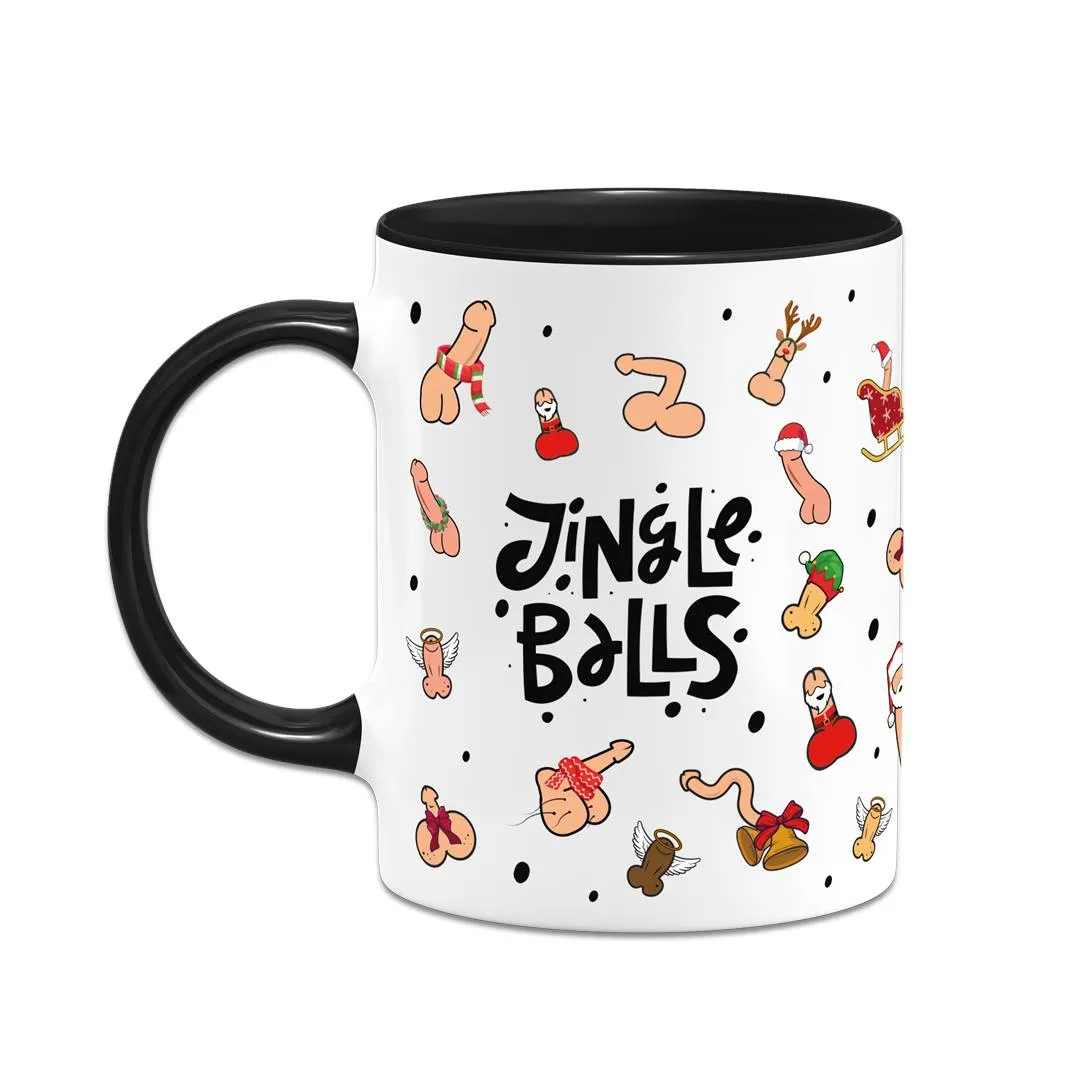 Tasse - Jingle Balls (Pimmel-Rundumdruck)