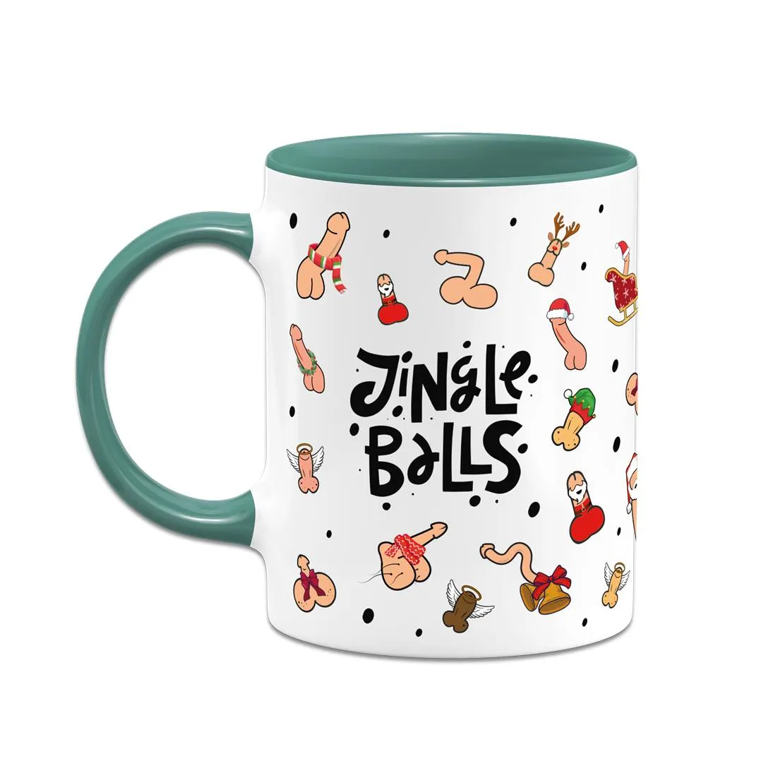 Tasse - Jingle Balls (Pimmel-Rundumdruck)