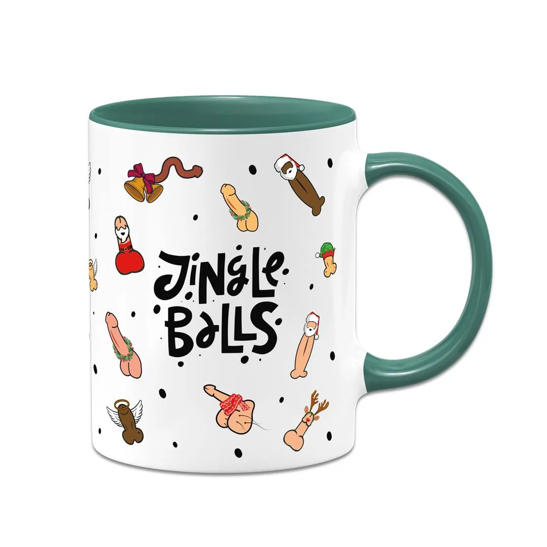 Tasse - Jingle Balls (Pimmel-Rundumdruck)