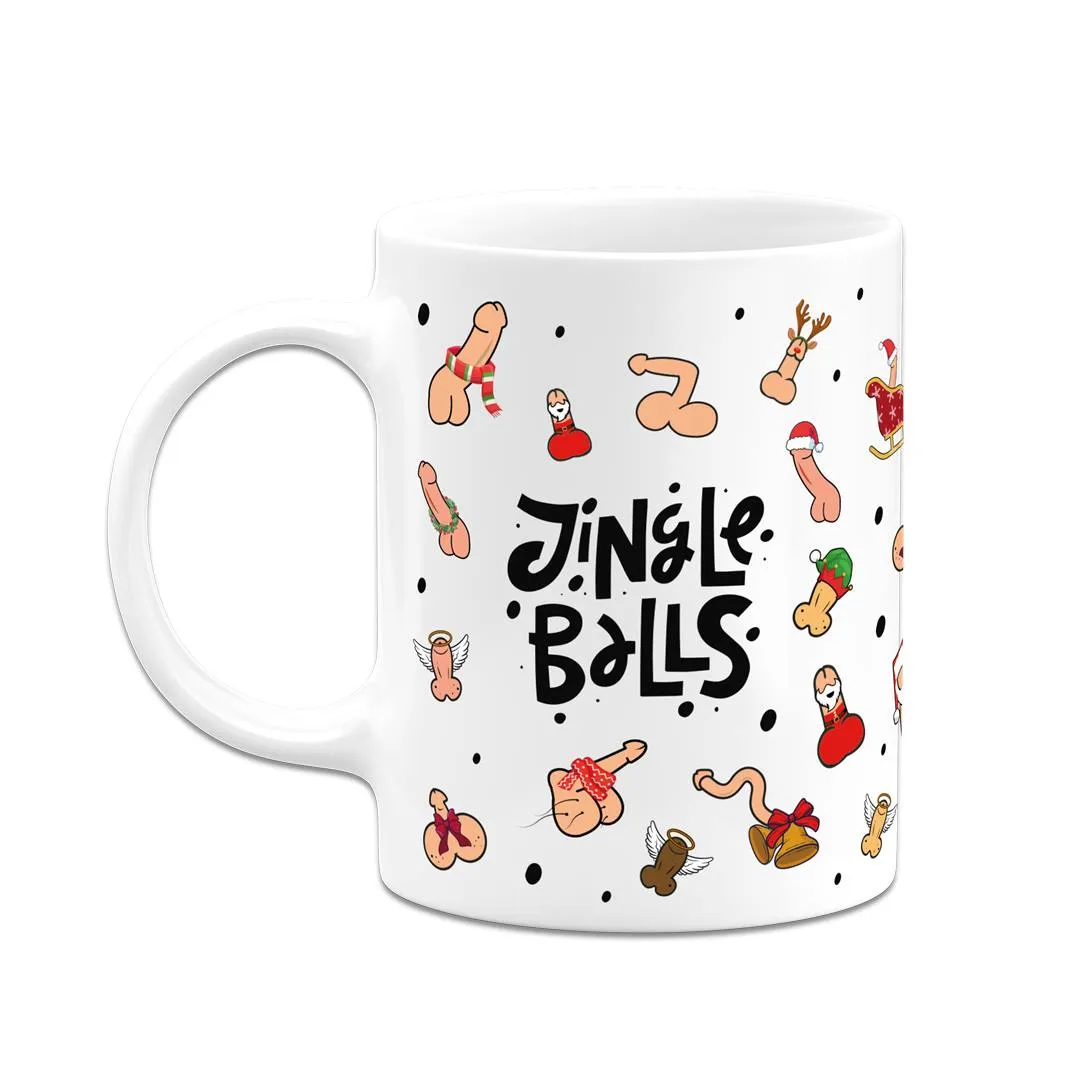 Tasse - Jingle Balls (Pimmel-Rundumdruck)