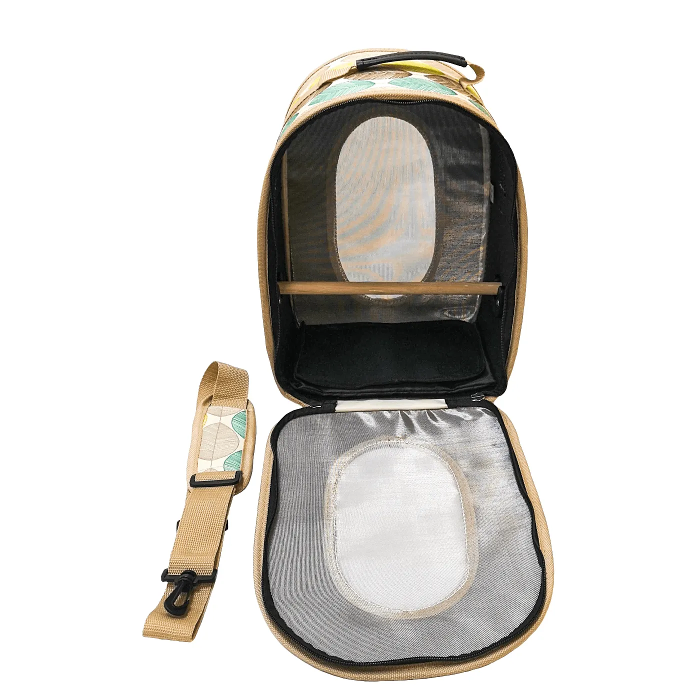 Tweeters Soft-Sided Bird Travel Carrier with Perch