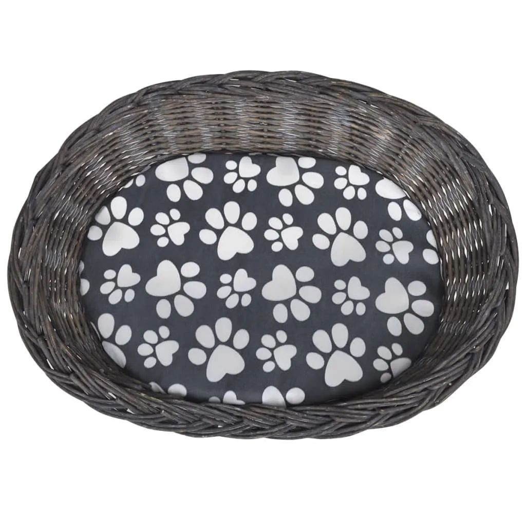 vidaXL Willow Cat Tree Pet House/Bed/Scratching Post with Cushion