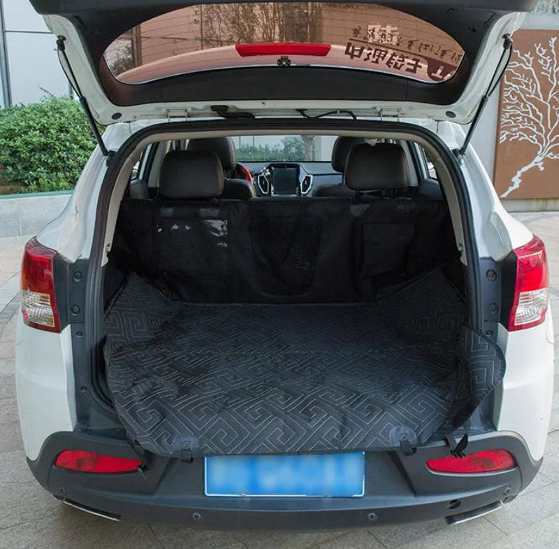 Waterproof pet car mat with removable rear seat pet mat